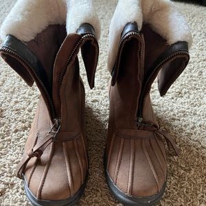 Ugg zip up boots